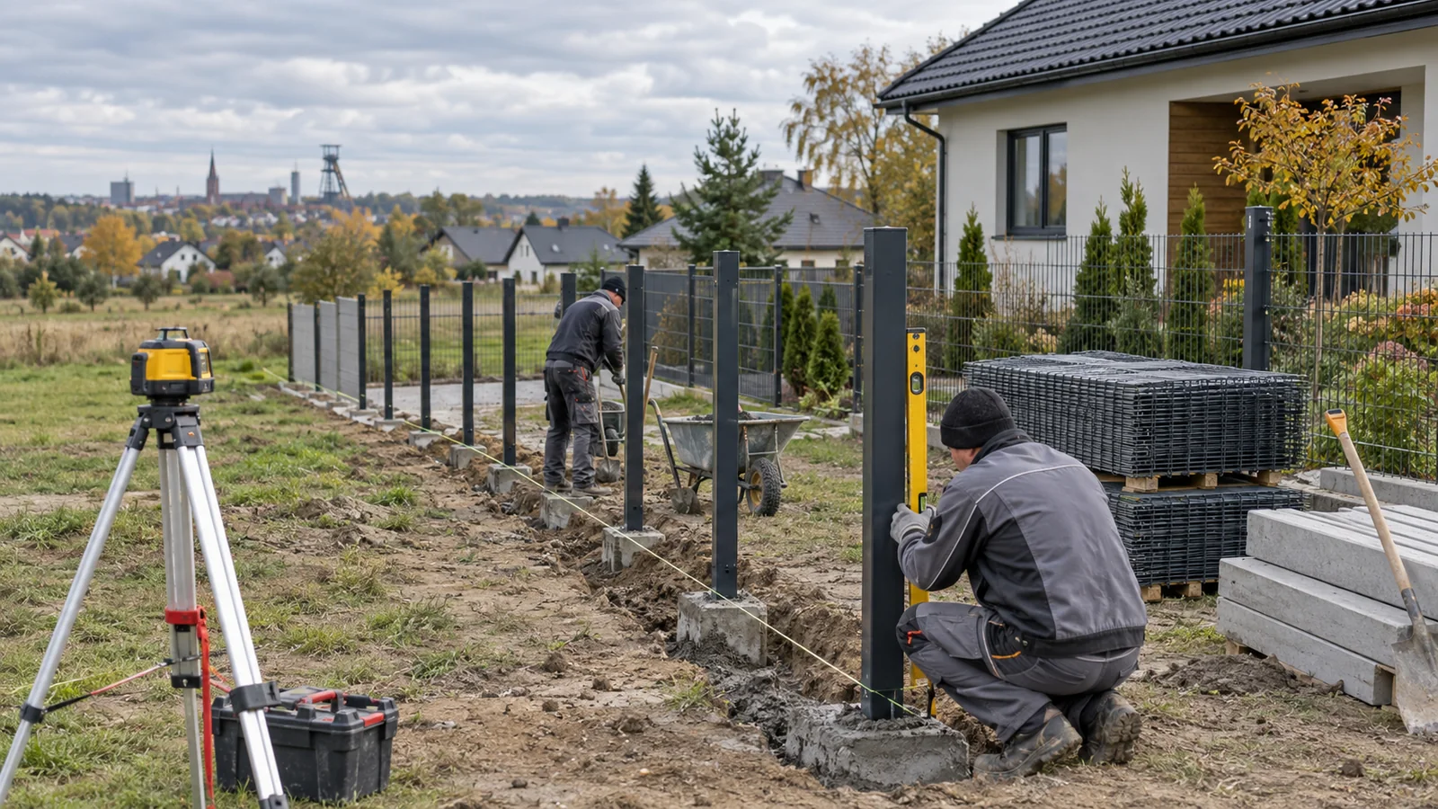 Montaż ogrodzenia na Śląsku od A do Z — co powinna obejmować kompleksowa usługa