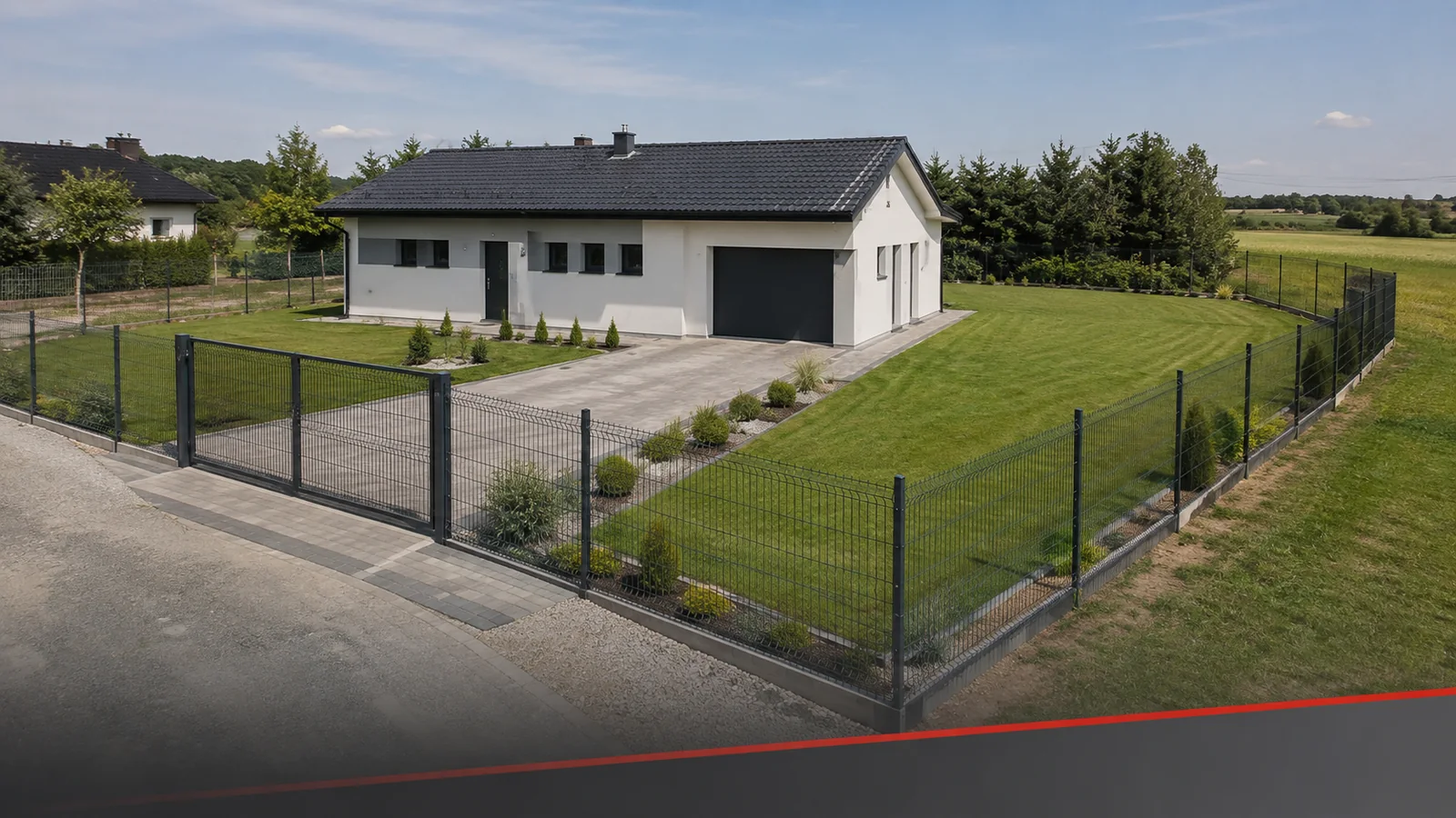 Czy można połączyć panele 2D i 3D na jednej posesji?