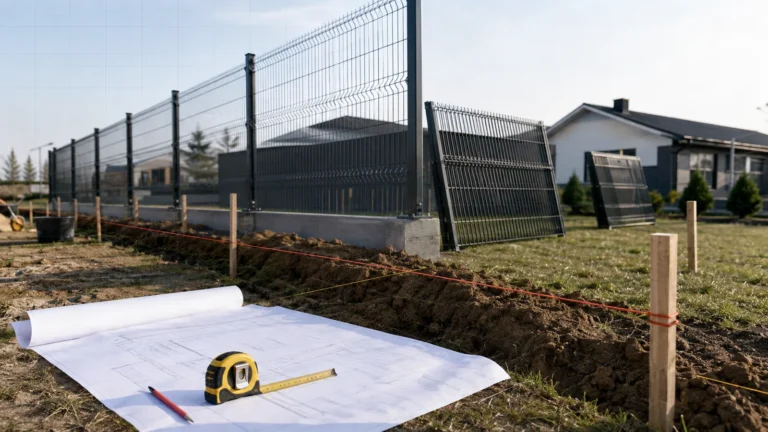 Jak obliczyć liczbę paneli, słupków i obejm do ogrodzenia?