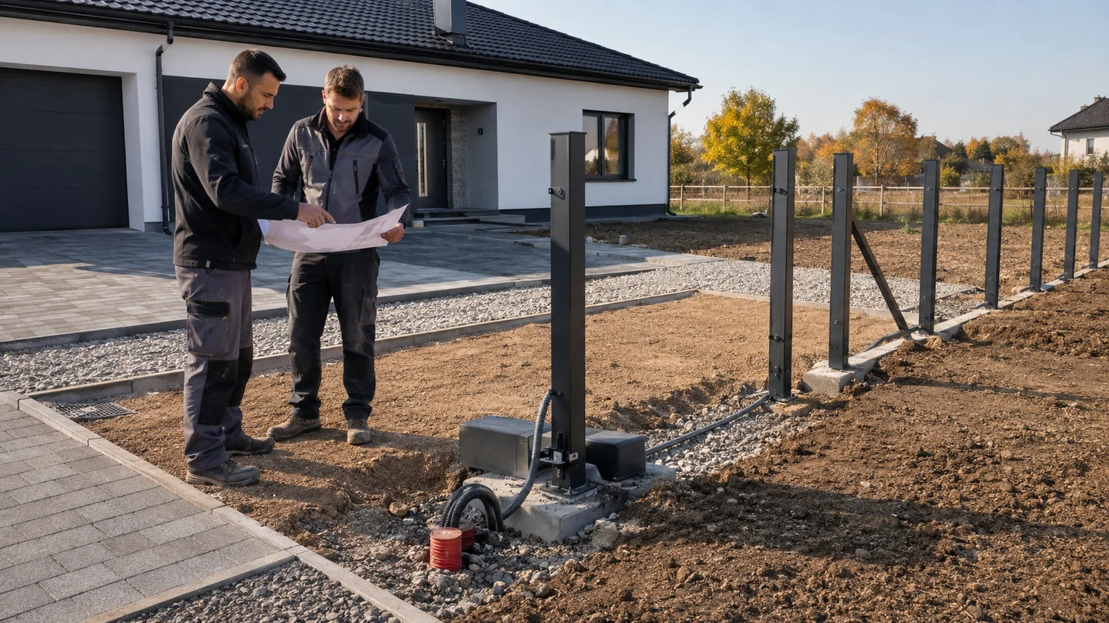 Kiedy montować ogrodzenie przy nowym domu w Gierałtowicach i Ornontowicach?