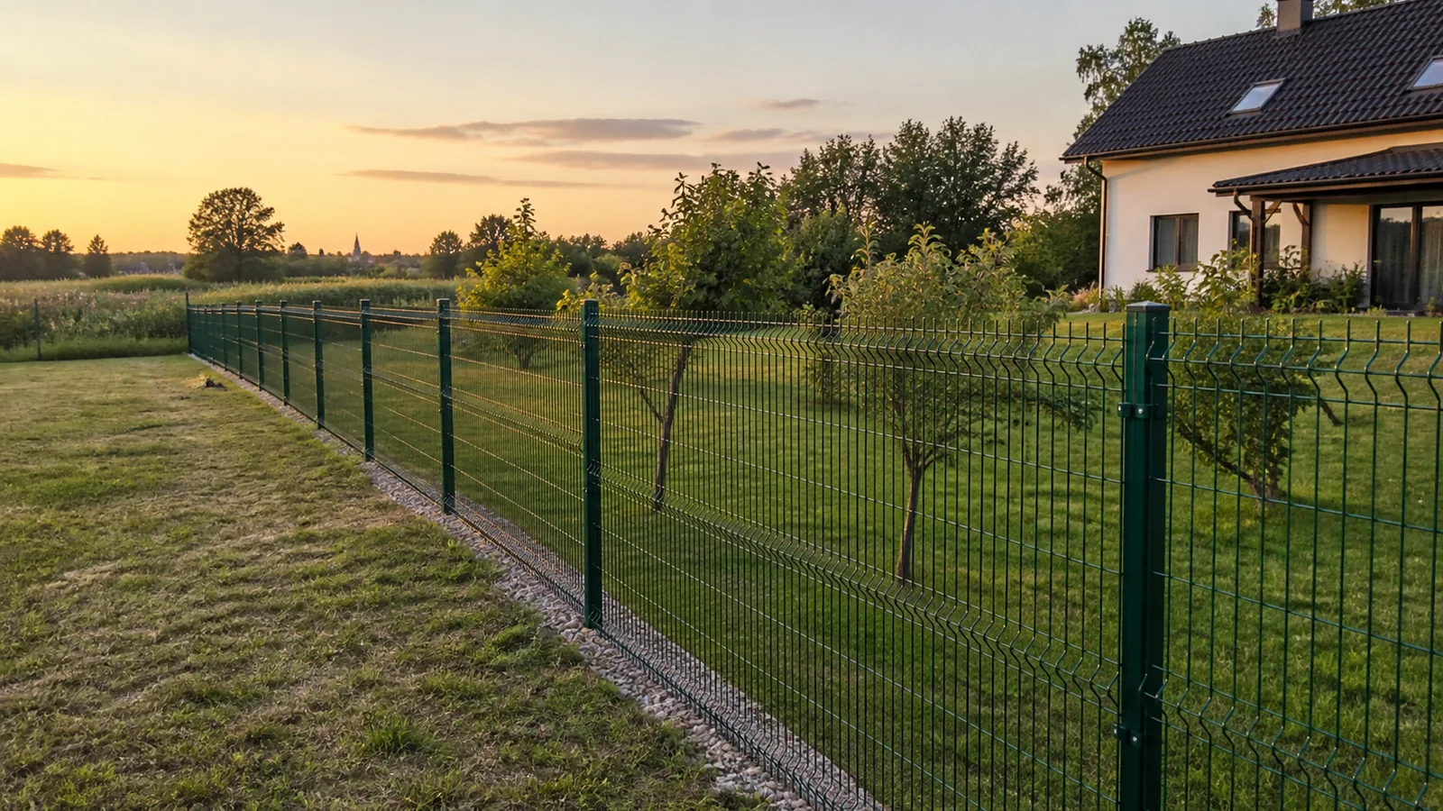 Ogrodzenie panelowe dużej działki wiejskiej — jak kontrolować koszt